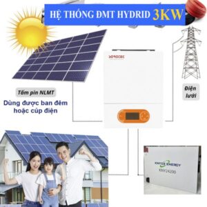 Gói Hệ Thống Điện Mặt Trời Độc Lập 3.24KWP (Lưu trữ 5.12KWH ) – Giảm 500-1tr